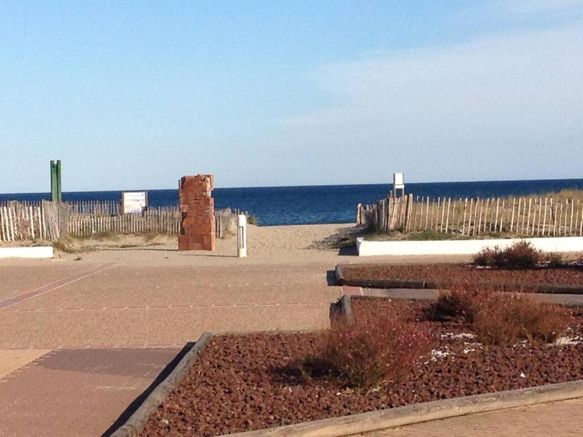Studio Front De Mer Le Barcares Bagian luar foto