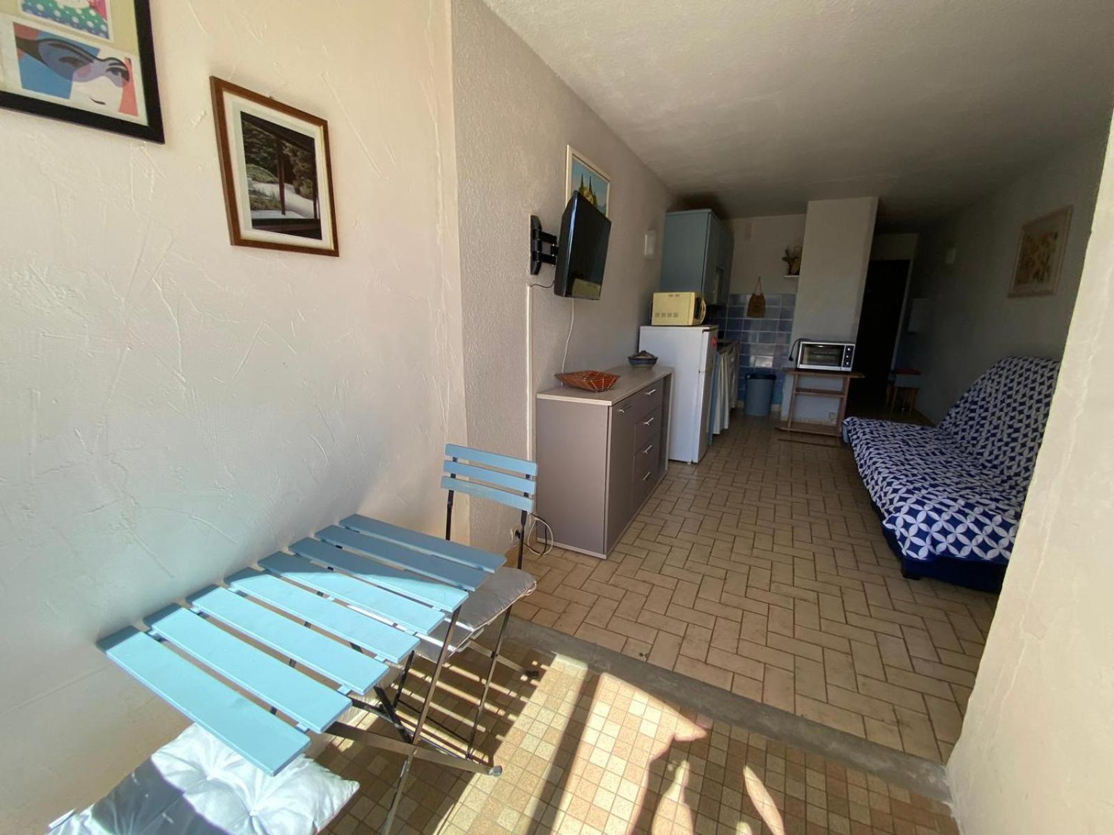 Studio Front De Mer Le Barcares Bagian luar foto